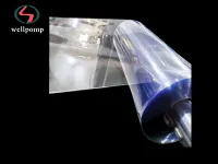 Blue Transparent Pvc Shrink Wrap Film Rolls