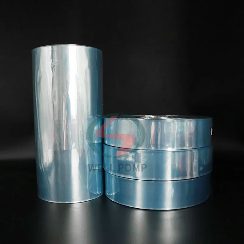 Pe Packing Film Roll Pe Polyethylene Transparent Strech Film Plastic material PVC POF Shrink film