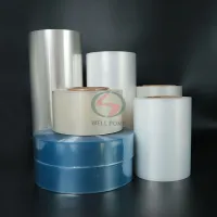 Pvc shrink wrap packaging roll film for water bottle labels