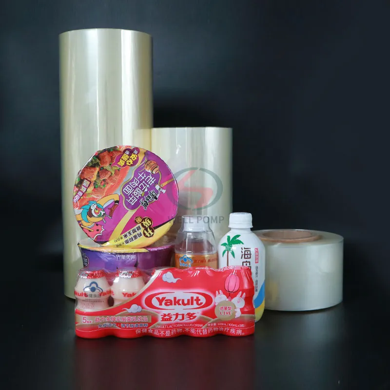 Pvc shrink wrap packaging roll film for water bottle labels