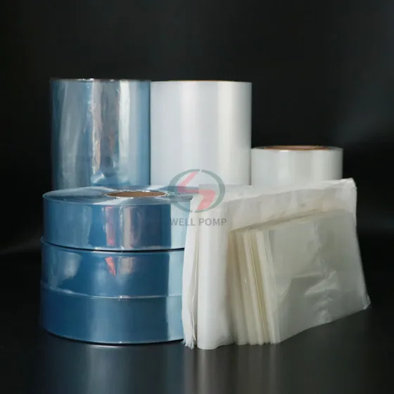pvc heat shrinkable bags pvc film transparent box packaging