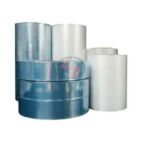 Transparent pvc rolls water bottle labels plastic roll