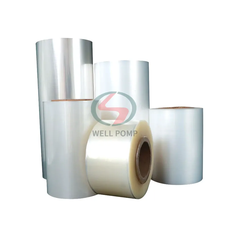 pet transparent film shrink wrap bags packing roll film
